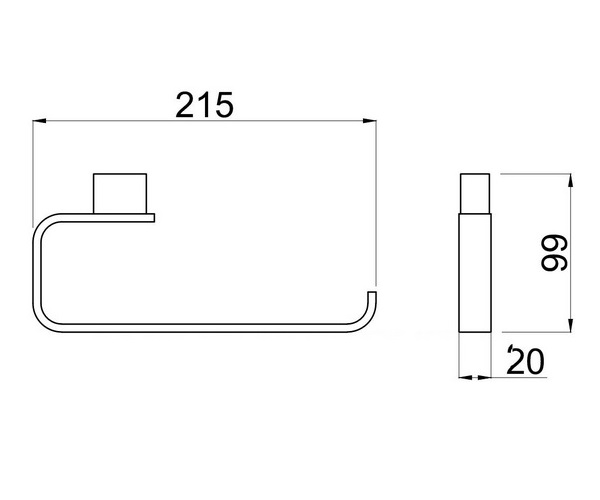 полотенцедержатель ALLEN BRAU INFINITY